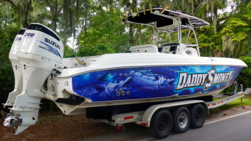 Картинка корабли катера прицеп катер движки