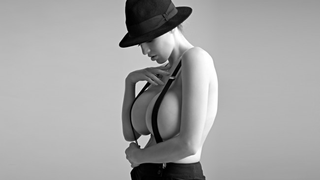 Обои картинки фото девушки, jordan carver, девушка, грудь, jordan, carver, брюки, шляпа, блондинка, girl, wallpapers, поза