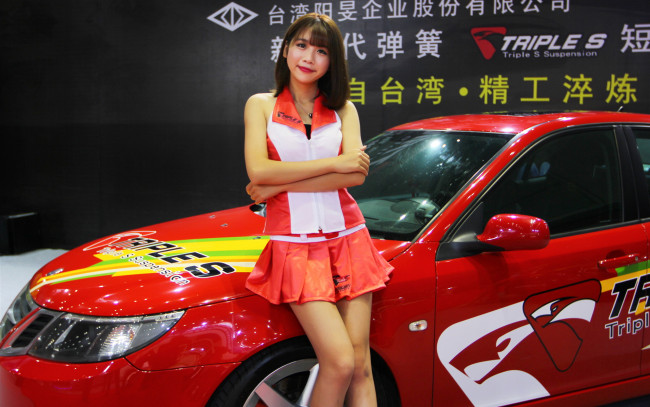 Обои картинки фото автомобили, -авто с девушками, девушка, автомобиль