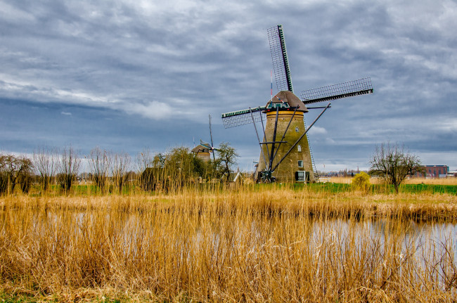 Обои картинки фото разное, мельницы, мельница, ветряк