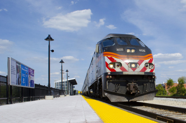 Обои картинки фото техника, поезда, локомотив, рельсы, железная, состав, дорога