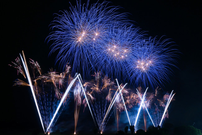 Обои картинки фото разное, салюты,  фейерверки, искры, ночь, салют