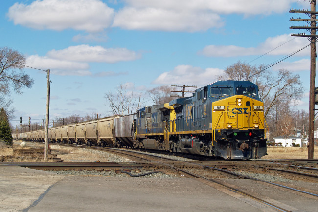 Обои картинки фото техника, поезда, дорога, состав, локомотив, рельсы, железная