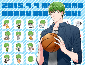 Картинка аниме kuroko+no+baske midorima shintarou