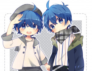 Картинка аниме vocaloid кайто