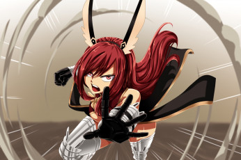 Картинка аниме fairy+tail titania