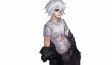 Картинка аниме danganronpa komaeda nagito