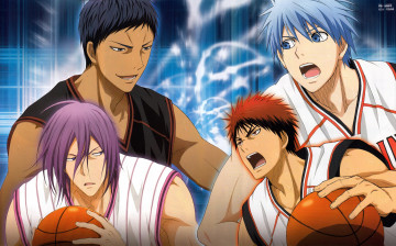 Картинка аниме kuroko+no+baske парни баскетбол