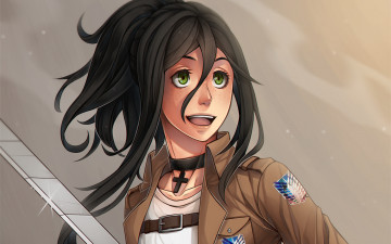 Картинка аниме shingeki+no+kyojin атака титанов