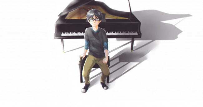 Обои картинки фото аниме, shigatsu wa kimi no uso, твоя, апрельская, ложь