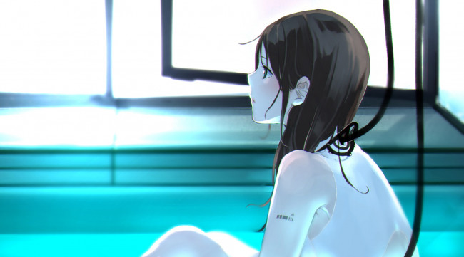 Обои картинки фото аниме, unknown,  другое, девушка