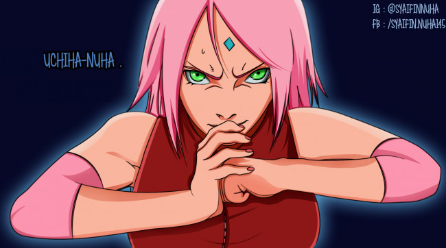 Обои картинки фото аниме, naruto, сакура