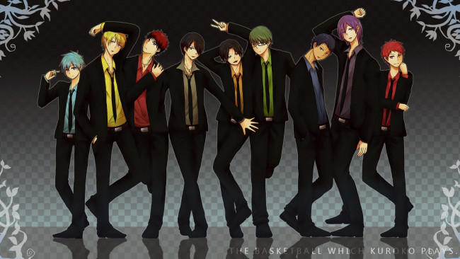 Обои картинки фото аниме, kuroko no baske, парни