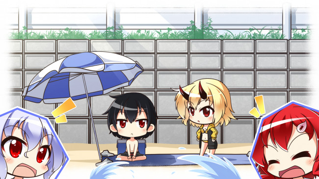 Обои картинки фото аниме, lunaris filia, девочки