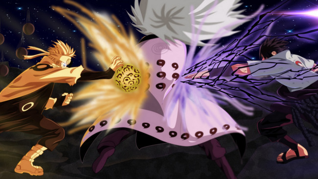 Обои картинки фото аниме, naruto, сражение