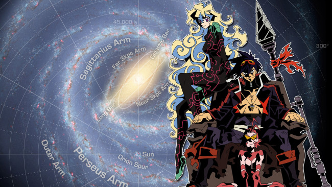 Обои картинки фото аниме, tengen toppa gurren-lagann, гуррен-лаган