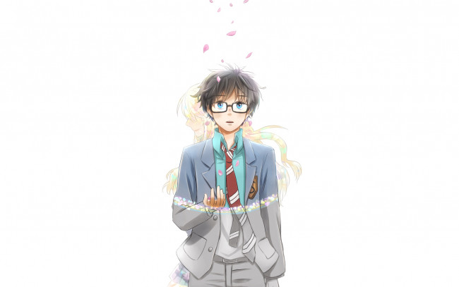 Обои картинки фото аниме, shigatsu wa kimi no uso, твоя, апрельская, ложь