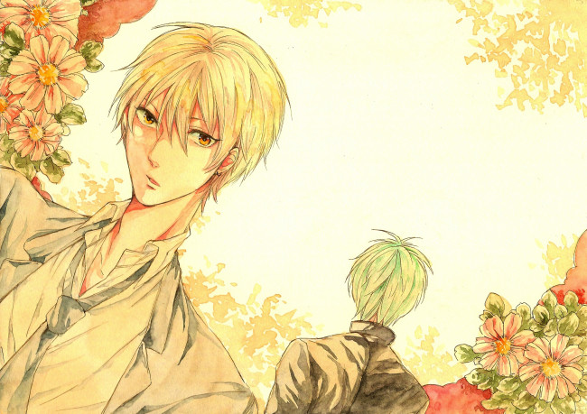 Обои картинки фото аниме, kuroko no baske, баскетбол, парни