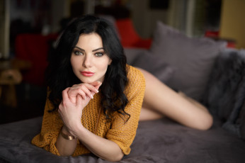 Картинка девушка девушки -unsort+ брюнетки темноволосые модель