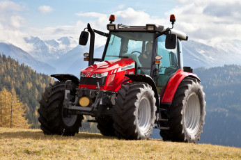Картинка техника тракторы massey