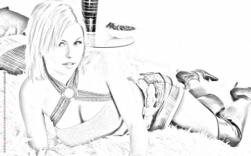 Картинка календари компьютерный+дизайн взгляд девушка