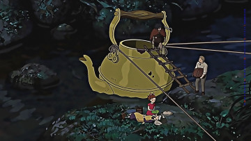 Картинка календари аниме чайник мужчина девочка камень 2019 calendar большой маленькая водоем