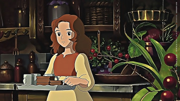 Картинка календари аниме посуда кухня 2019 calendar мебель девочка поднос