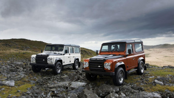 Картинка land+rover+defender +fire+&+ice автомобили land-rover внедорожник 4x4 пейзаж land rover defender природа