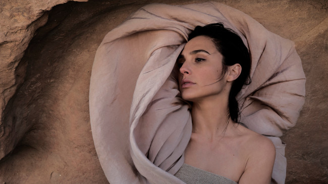 Обои картинки фото девушки, gal gadot, актриса, брюнетка, ткань, ниша