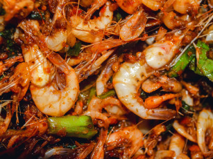 Картинка еда рыбные+блюда +с+морепродуктами креветки