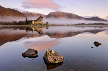 Картинка kilchurn+castle scotland города замки+англии kilchurn castle