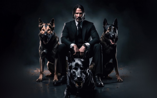 Обои картинки фото кино фильмы, john wick,  chapter 4, боевик