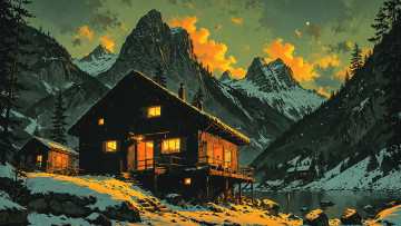 Картинка рисованное города нейросети графика нейроарт ai art нейронные сети рисунки нейро искусство нейрографика graphics neuroart neural networks drawings neuro neurography