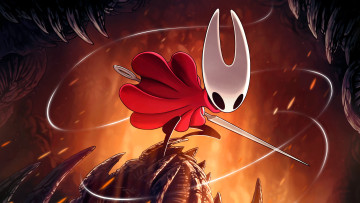обоя hollow knight,  silksong, видео игры, hollow, knight, silksong, hornet