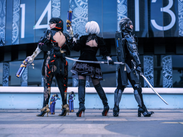 Обои картинки фото svizee, девушки, - креатив,  косплей, образы, косплей, наряды, костюмы, игры