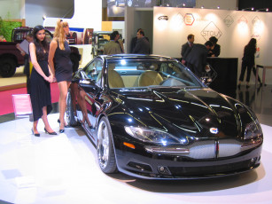 Картинка fisker tramonto автомобили выставки уличные фото