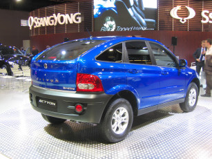 Картинка ssang yong actyon автомобили