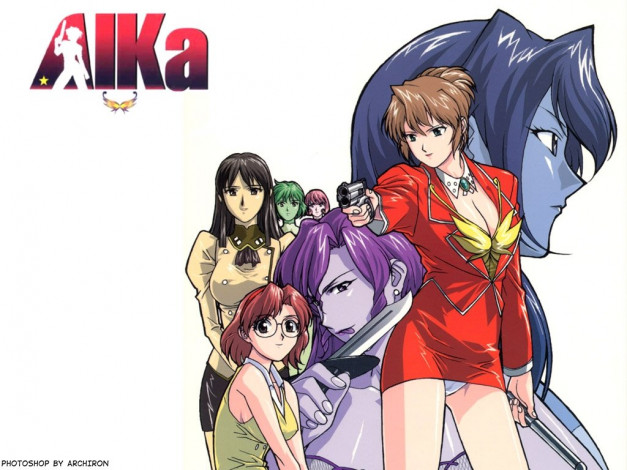 Обои картинки фото agent, aika, аниме