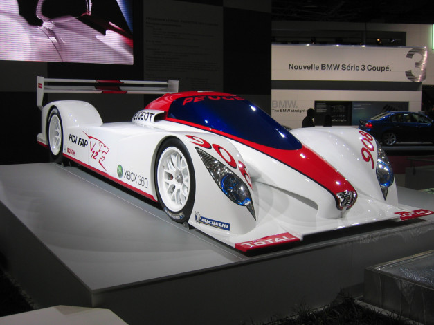 Обои картинки фото peugeot, 908, le, mans, автомобили