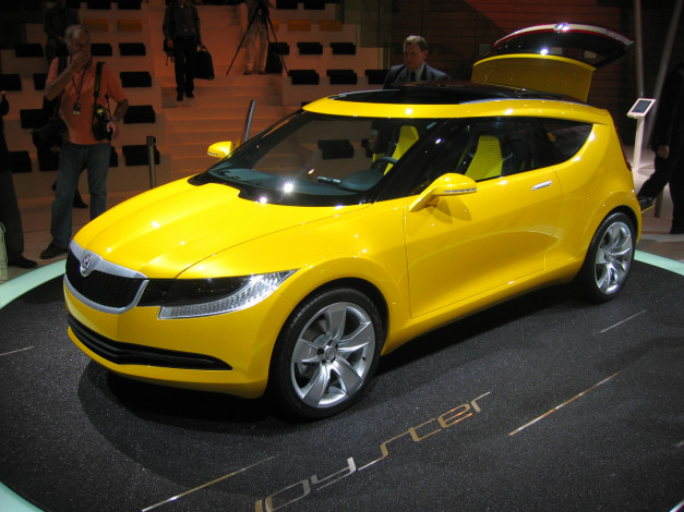 Обои картинки фото skoda, joyster, автомобили