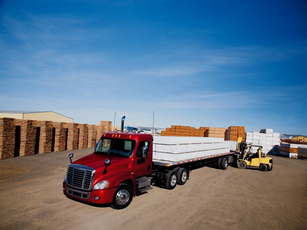 Обои картинки фото автомобили, freightliner