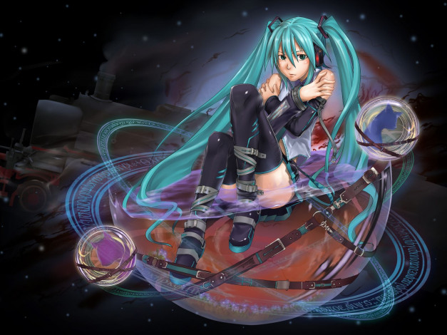 Обои картинки фото аниме, vocaloid