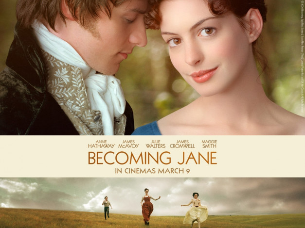 Обои картинки фото becoming, jane, кино, фильмы