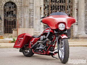 Картинка 2009 harley davidson flhx street glide мотоциклы customs