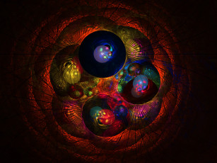 Картинка 3д графика fractal фракталы фрактал узор