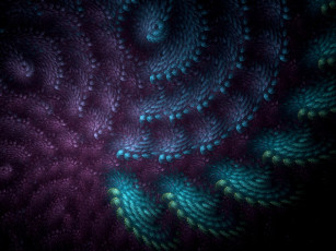 Картинка 3д графика fractal фракталы узор