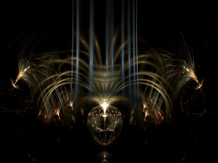 Картинка 3д графика fractal фракталы узор