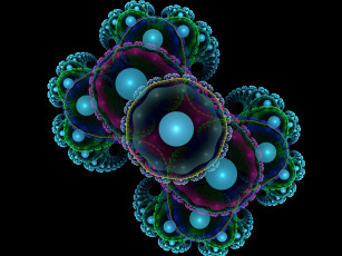 Картинка 3д графика fractal фракталы узор фрактал