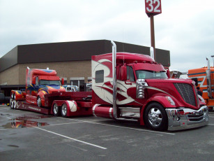 Картинка автомобили international прицеп big rig