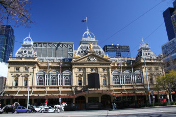 Картинка princess theatre melbourne города здания дома театр мельбурн австралия